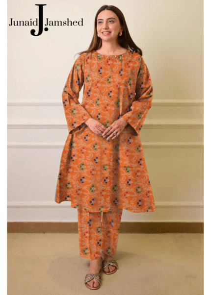 2Pieces Pure Lawn Unstitched JJW-914