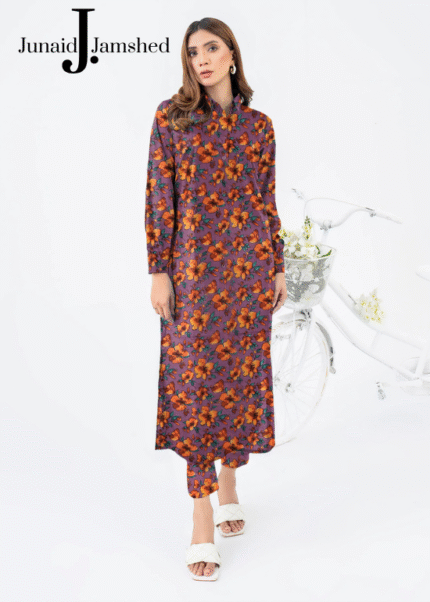 2Pieces Pure Lawn Unstitched JJW-904