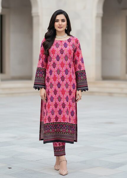 2Pieces Pure Lawn Unstitched JJW-923